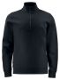 2128 SWEATSHIRT, HALF ZIP Black
