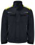 5437 JACKET COTTON Black/Yellow