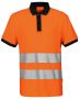 6008 PIQUÉ EN ISO 20471 CLASS 2 Orange/Black