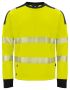 6108 SWEATSHIRT EN ISO 20471 CLASS 3/2 Yellow/Black