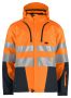 6420 PADDED FUNCTIONAL JACKET EN ISO 20471 CLASS 3/2 Orange/Black