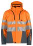 6420 PADDED FUNCTIONAL JACKET EN ISO 20471 CLASS 3/2 Orange/Grey