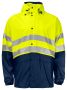 6431 RAIN JACKET SHORT EN ISO 20471 CLASS 3/2 Yellow/Navy