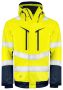 6453 FUNCTIONAL JACKET EN ISO 20471 CLASS 3 Yellow/Navy