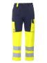 6501 WAISTPANTS EN ISO 20471 CLASS 2 Yellow/Navy