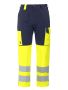 6501 WAISTPANTS EN ISO 20471 CLASS 2 Yellow/Navy