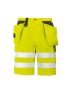 6503 SHORTS EN ISO 20471 CLASS 2/1 Yellow/Navy