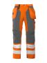 6506 WAISTPANTS EN ISO 20471 CLASS 2 Orange/Grey