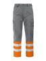 6507 DRIVER PANTS EN ISO 20471 CLASS 1 Orange/Grey