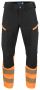 6528 SERVICE PANT STRETCH EN ISO 20471 CLASS 1 Orange/Black