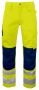 6532 WAISTPANTS EN ISO 20471 CLASS 2 Yellow/Navy