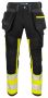 6540 WAISTPANT EN ISO 20471 CLASS 1 Yellow/Black
