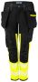 6543 WAISTPANTS WOMEN´S EN ISO 20471 CLASS 1 yellow/black