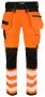 6573 WAISTPANT STRETCH EN ISO 20471 CLASS 2 Orange/Black