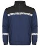 7102 SWEATSHIRT 1/2 ZIP
7102 SWEATSHIRT 1/2 ZIP 9910-VIZ Navy/black