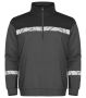 7102 SWEATSHIRT 1/2 ZIP
7102 SWEATSHIRT 1/2 ZIP 9910-VIZ Grey/black