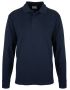 ORGANIC L/S POLO GOTS (U) Navy Blue