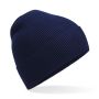 Organic cotton fine knit beanie