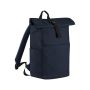 Premium Recycled Roll Top Backpack Navy