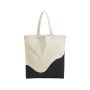 Organic Cotton Wave Print Maxi Tote Natural/Black