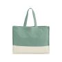EarthAware® Organic Contrast Shopper Sage Green/Natural