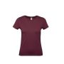 Women T-shirt Hashtag E150 Burgundy