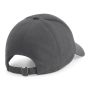 Organic Cotton 6 Panel Cap Graphite Grey