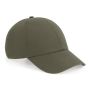 Organic Cotton 6 Panel Cap Green