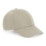 Organic Cotton 6 Panel Cap Beige