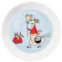 Moomin plate 19cm Fillyjonk grey