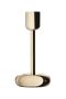 Iittala Nappula Candleholder white 183 mm Brass