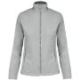 Maureen - Ladies' Full Zip Microfleece Jacket Snow Grey