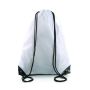 Drawstring Backpack White