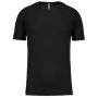 Men's Short Sleeve Sports T-shirt Black