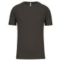 Men's Short Sleeve Sports T-shirt Dark Grey