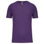 Men's Short Sleeve Sports T-shirt Violet