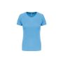 Ladies Short Sleeve Sports T-shirt Blue
