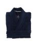 Hotel Velour Robe Navy Blue