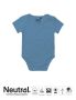Neutral Babies Short Sleeve Bodystocking Dusty Indigo