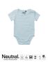 Neutral Babies Short Sleeve Bodystocking Light Blue