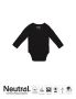 Neutral Babies Long Sleeve Bodystocking Black