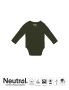Neutral Babies Long Sleeve Bodystocking Military