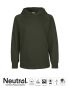 Neutral Kids Hoodie Dark green