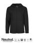 Neutral Kids Hoodie w. Zip Black