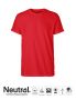 Neutral Mens Roll Up Sleeve T-shirt Red