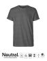 Neutral Mens Roll Up Sleeve T-shirt Dark Heather