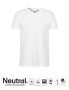 Neutral Mens V-neck T-shirt White