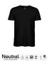 Neutral Mens V-neck T-shirt Black