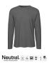 Neutral Mens Long Sleeve T-shirt Dark Heather