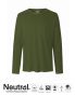 Neutral Mens Long Sleeve T-shirt Dark green